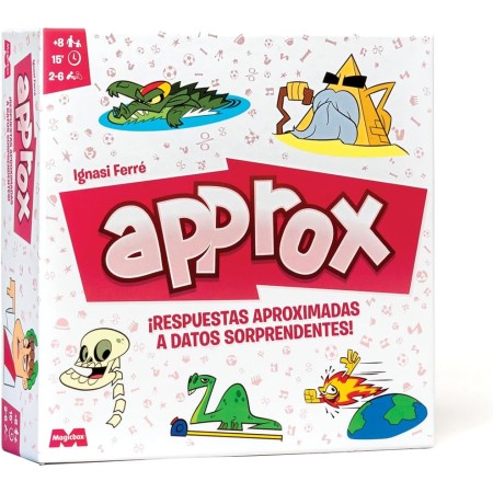 Approx – Juego de Mesa. Party Game para Poner a Prueba tu intuición. Descubre Datos Curiosos y sorprendentes en Este Juego de