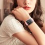AMSKY Correas de Nylon Elástico Compatible con Correa Apple Watch 40mm 44mm 46mm 45mm 41mm 42mm 38mm 49mm Mujer Hombre, Solo