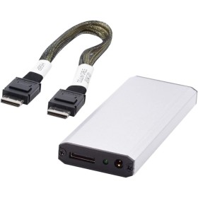 cablecc SFF-8612 SFF-8611 Puerto Oculink a M.2 NGFF M-Key a NVME PCIe SSD 2280 Adaptador de carcasa SSD para placa base