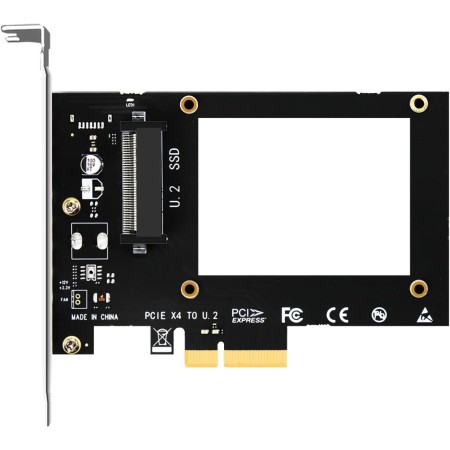 GLOTRENDS PU11 Adaptador de U.2 a PCIe 4.0 X4 para SSD U.2 de 2,5 Pulgadas, PCIe 4.0 X4 de máxima Velocidad