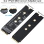 YABOANG M.2 NVMe SSD to 12+16Pin Upgrade Adapter for MacBook Air (2013-2017 Year) A1465 、A1466 and Mac Pro A1398 、A1502 (Late