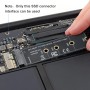 YABOANG M.2 NVMe SSD to 12+16Pin Upgrade Adapter for MacBook Air (2013-2017 Year) A1465 、A1466 and Mac Pro A1398 、A1502 (Late