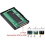 cablecc SFF-8639 NVME U.2 a NGFF M.2 M-Key PCIe SSD Carcasa para placa base Reemplazo SSD 750 p3600 p3700