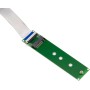KALEA-INFORMATIQUE Extensión Riser Tipo M.2 NGFF para Montar un SSD M2 PCIe M Key AHCI o NVMe en un Puerto M2 E A Key con Mantel
