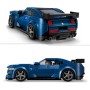 LEGO Speed Champions Deportivo Ford Mustang Dark Horse Coche de Juguete Azul para Construir, Maqueta de Vehículo con Minifigura