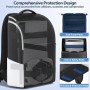 Mochila para Consola PS5/ Slim/ Pro, Bolsa PS5 de Viaje con Protección Total, Funda ps5 Almacenamiento de Gran Capacidad, PS