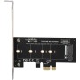 Extensor de Tarjeta de expansi¨®n PCI-E a M.2 Convertidor Adaptador de Tarjeta Vertical PCI-E para Disco Duro NVME M2 NGFF
