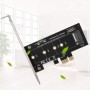 Extensor de Tarjeta de expansi¨®n PCI-E a M.2 Convertidor Adaptador de Tarjeta Vertical PCI-E para Disco Duro NVME M2 NGFF