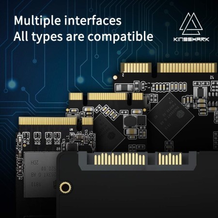 KingShark M.2 2242 SSD 256GB Ngff Unidad De Estado Sólido Incorporada Altura de Alta Velocidad Unidad de Disco Duro de Alto