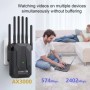Repetidor inalámbrico WiFi 6 AX3000 de doble banda 2,4 GHz 5GHz 802.11
