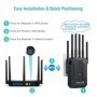 Repetidor inalámbrico WiFi 6 AX3000 de doble banda 2,4 GHz 5GHz 802.11