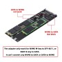 chenyang Adaptador M.2 NGFF SATA y PCIe SSD a Oculink - CY-SF-055 (negro, 10 x 10 x 1 cm, 1.0 unidades)