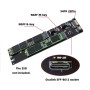 chenyang Adaptador M.2 NGFF SATA y PCIe SSD a Oculink - CY-SF-055 (negro, 10 x 10 x 1 cm, 1.0 unidades)