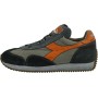 Diadora Heritage Zapatillas de hombre Equipe H Dirty Stone Wash Evo 174736 gris azul de lona y piel de ante color azul niebla