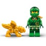 LEGO Ninjago Dragón Verde del Bosque de Lloyd de Juguete para Construir, Juego Ninja con 2 Minifiguras con Catana y Armas,