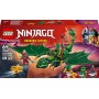 LEGO Ninjago Dragón Verde del Bosque de Lloyd de Juguete para Construir, Juego Ninja con 2 Minifiguras con Catana y Armas,