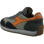 Diadora Heritage Zapatillas de hombre Equipe H Dirty Stone Wash Evo 174736 gris azul de lona y piel de ante color azul niebla