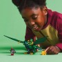 LEGO Ninjago Dragón Verde del Bosque de Lloyd de Juguete para Construir, Juego Ninja con 2 Minifiguras con Catana y Armas,