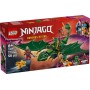 LEGO Ninjago Dragón Verde del Bosque de Lloyd de Juguete para Construir, Juego Ninja con 2 Minifiguras con Catana y Armas,