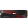 SAMSUNG - 990 PRO - SSD interno - 4 TB - Con disipador - PCIe 4.0 - NVMe 2.0 - M2 2280 - Hasta 7450 MB/s (MZ-V9P4T0GW)