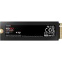 SAMSUNG - 990 PRO - SSD interno - 4 TB - Con disipador - PCIe 4.0 - NVMe 2.0 - M2 2280 - Hasta 7450 MB/s (MZ-V9P4T0GW)