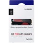 SAMSUNG - 990 PRO - SSD interno - 4 TB - Con disipador - PCIe 4.0 - NVMe 2.0 - M2 2280 - Hasta 7450 MB/s (MZ-V9P4T0GW)