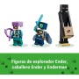LEGO Minecraft El Dragón Ender y el Barco del End de Juguete de Construcción, Juego de Aventuras con Armas, Regalo Gamer para