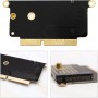 eMagTech Tarjeta adaptadora M.2 NVME SSD Convert compatible con MacBook Pro de 13 pulgadas A1708 2016-2017, versión sin barra