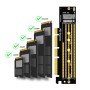 GLOTRENDS PA16 22110/2280 Adaptador M.2 NVMe a PCIe 4.0 X4 con disipador de aluminio de cubierta completa, instalación en
