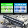 GLOTRENDS PA16 22110/2280 Adaptador M.2 NVMe a PCIe 4.0 X4 con disipador de aluminio de cubierta completa, instalación en