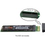 Cablecc NGFF M-Key NVME AHCI SSD a PCI-E 3.0 1x x1 Adaptador Vertical para XP941 SM951 PM951 960 EVO SSD