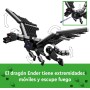 LEGO Minecraft El Dragón Ender y el Barco del End de Juguete de Construcción, Juego de Aventuras con Armas, Regalo Gamer para