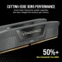 CORSAIR VENGEANCE DDR5 32GB (2x16GB) DDR5 6000MHz CL30 AMD EXPO Intel XMP iCUE Memoria de Ordenador Compatible - Gris