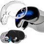 CloudValley Funda para Apple Vision Pro, Accesorios con Cubierta Lente a Prueba de Polvo, [Orificios Precisos de Puerto]