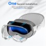 CloudValley Funda para Apple Vision Pro, Accesorios con Cubierta Lente a Prueba de Polvo, [Orificios Precisos de Puerto]