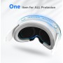 CloudValley Funda para Apple Vision Pro, Accesorios con Cubierta Lente a Prueba de Polvo, [Orificios Precisos de Puerto]