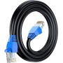 MutecPower cables CAT6 impermeables para exteriores de 50 m - CCA - Cable de red ethernet para soterramiento directo - 250 MHz -