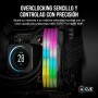 CORSAIR VENGEANCE RGB DDR5 32GB (2x16GB) DDR5 6000MHz CL30 AMD EXPO Intel XMP iCUE Memoria de Ordenador Compatible - Gris