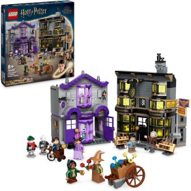 Lego Harry Potter Ollivanders y Túnicas de Madame Malkin Juguete con Tienda de Varitas del Callejón Diagon, Regalo para Niñas y