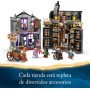 Lego Harry Potter Ollivanders y Túnicas de Madame Malkin Juguete con Tienda de Varitas del Callejón Diagon, Regalo para Niñas y