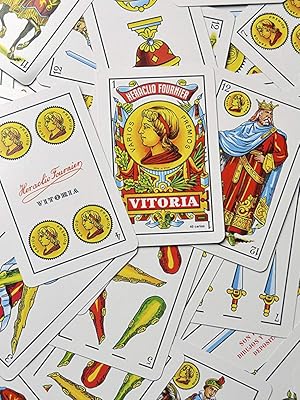 cartas, baraja, española, founier, mus, tute