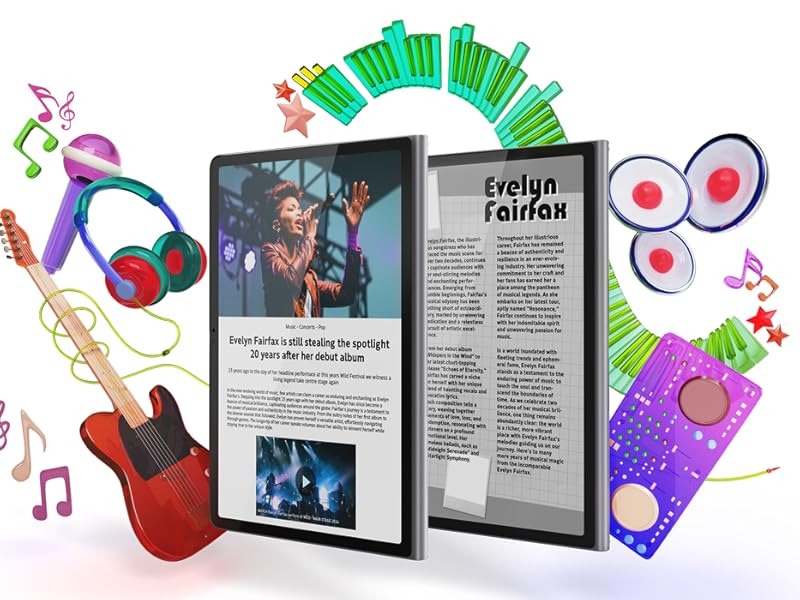 Lenovo Tab Plus reading mode - Imagen modo de lectura