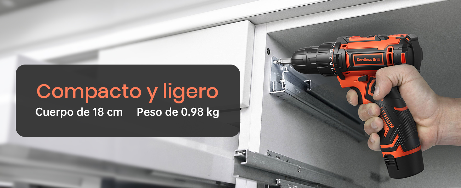 taladro atornillador batería