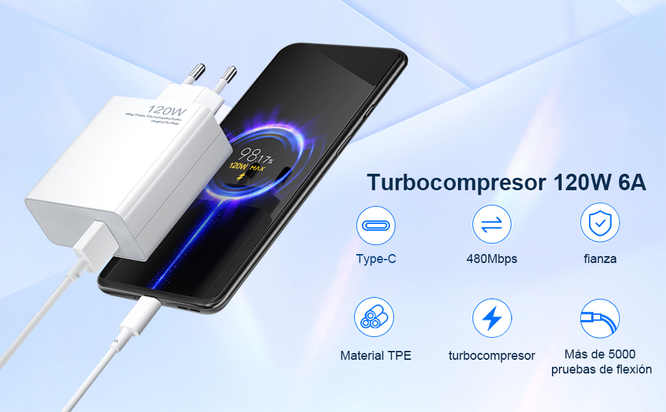 cargador 120w xiaomi
