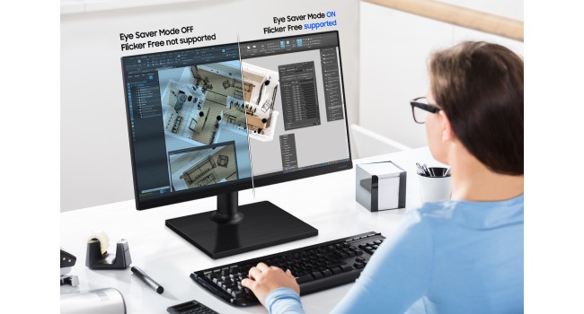 modo eyesaver, monitor profesional, monitor samsung