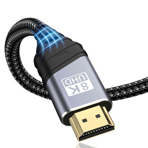 Cable HDMI 2.1, Cable HDMI 8K 2M de Alta Velocidad Ultra HD 48Gbps 8K