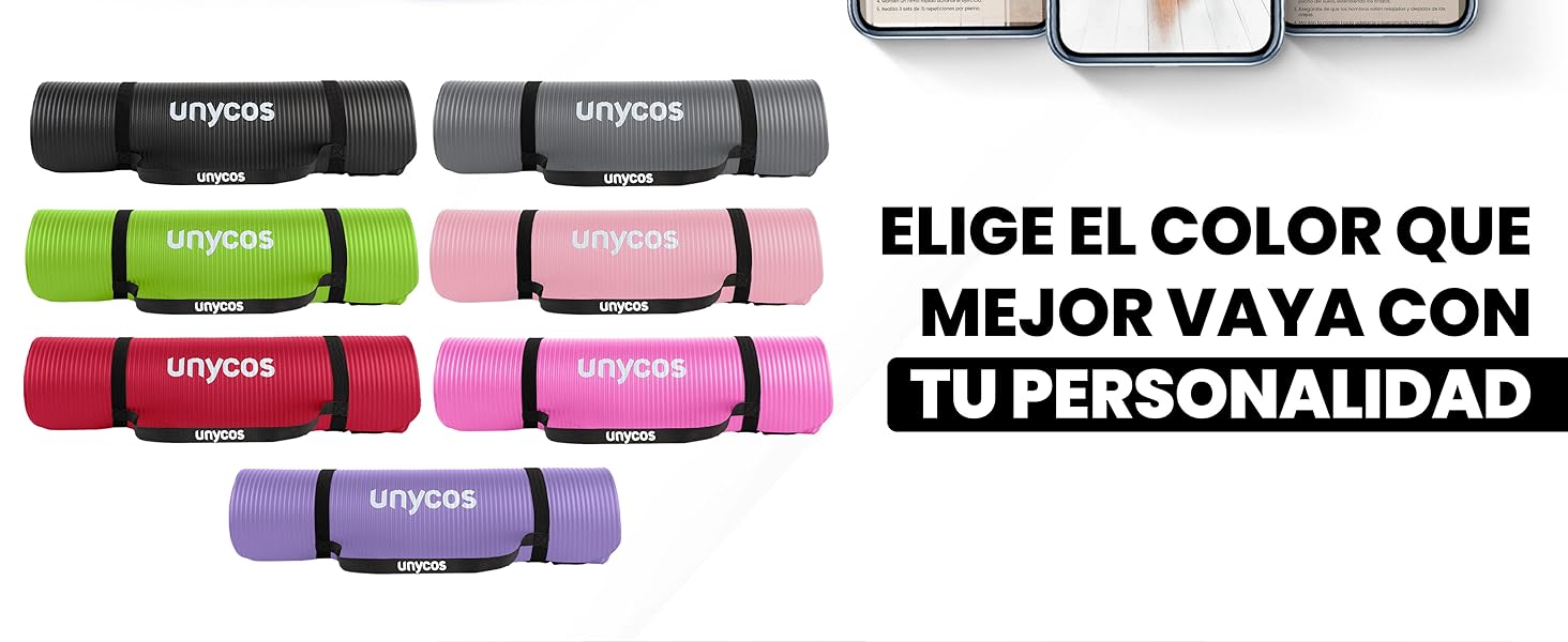 Esterilla de Yoga, Pilates y Fitness de 15 mm