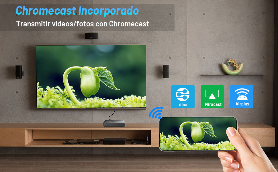 caja de televisión inteligente