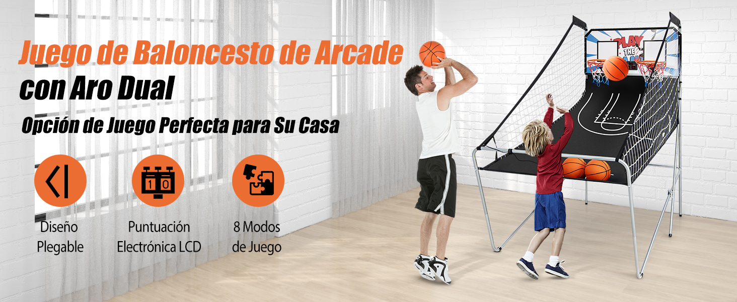 GOPLUS Canasta de Baloncesto Plegable