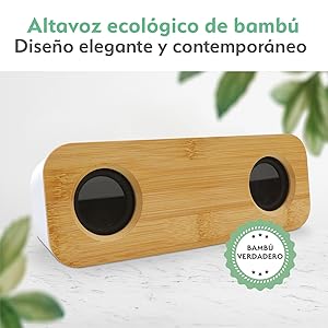 Altavoz bluetooth bambu mooov